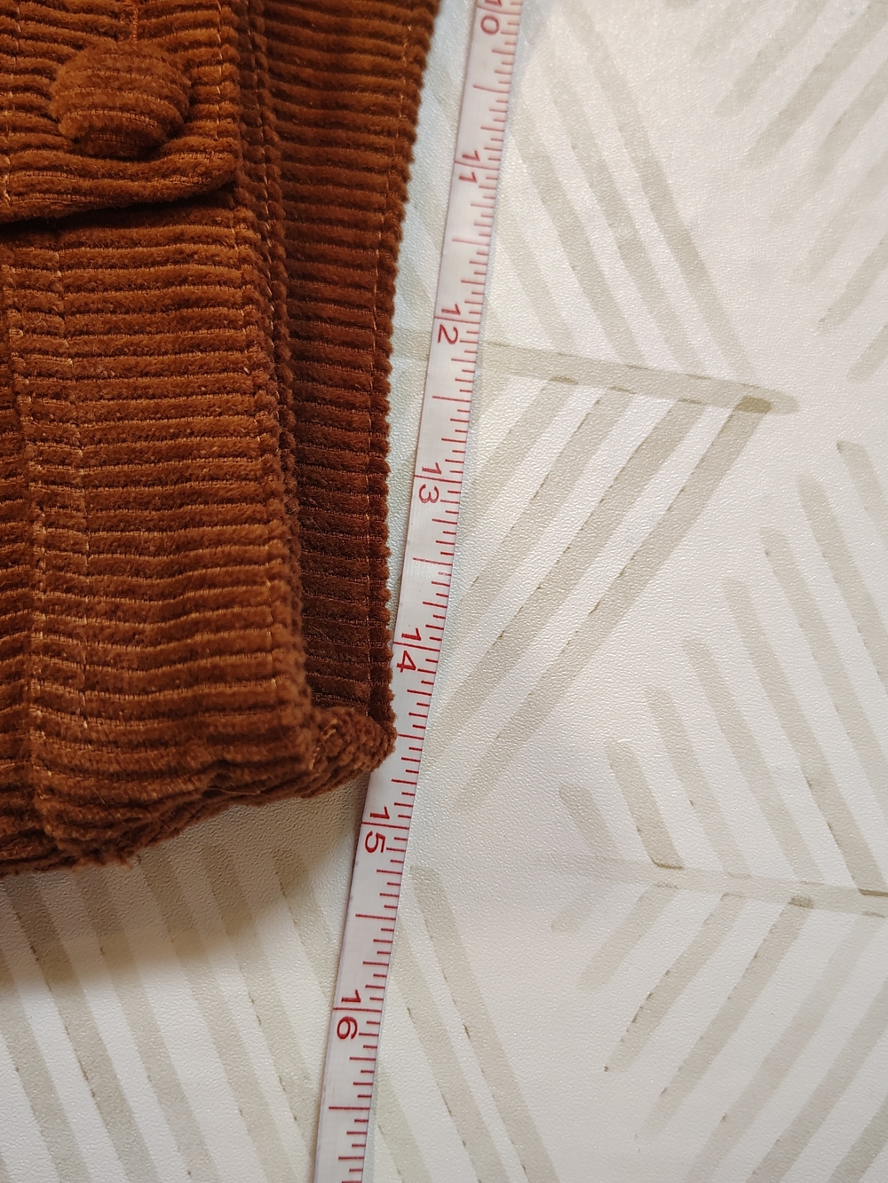 Alter'd State Rust Orange Brown Corduroy Women's Pleated Skirt Medium Boho Cotto - Picture 5 of 10